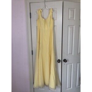 Elegant Yellow Prom Dress